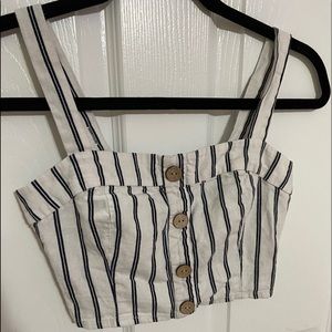 Cute striped crop top